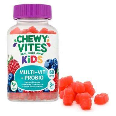 CHEWY VITES Dodatak prehrani Kids Multi-vit + probiotik, 60 kom