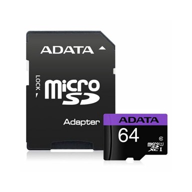 ADATA Memorijska kartica Micro SD 64GB Class 10 UHS-1, AUSDX64GUICL10-RA1