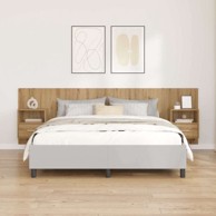 Uzglavlje s ormarićem set 3 kom konstruirano drvo, umjetnički hrast