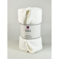 Deka Stil Coral flis bijela 150x200 cm