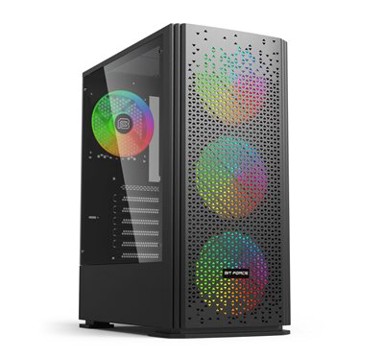 BIT FORCE Kućište ORION CF-4, MIDI, ATX, window, crno, bez napajanja