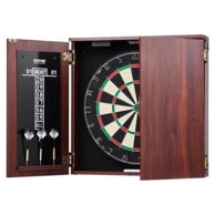 VEVOR Set ormara za pikado, 45x3.8 cm, smeđi