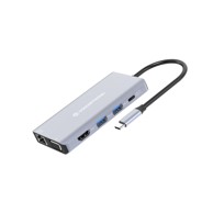 CONCEPTRONIC Docking stanica DONN20G, 10 u 1, USB 3.2, HDMI, VGA, USB-A 3.0, GbE LAN