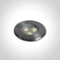 ONE LIGHT Ugradbena podna led svjetiljka ip67 3x1w ww 24v dc dm69076a/w