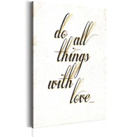 Slika My Home Things with love 40x60