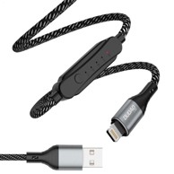 DUDAO Kabel L7 USB Lightning 5A 1m, crna