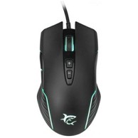 WHITE SHARK Miš Azarah, crni, 6400 dpi, optički
