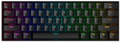 REDRAGON Tipkovnica Draconic K530RGB Pro, bežična, crna