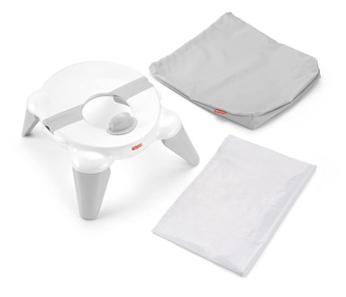 FISHER-PRICE Kahlica Baby 2-u-1 prijenosni WC, bijelo-siva