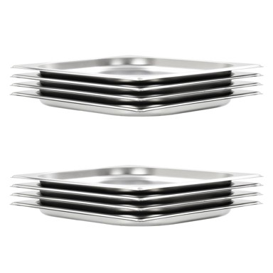 Posude Gastronorm 8 kom GN 1/2 20 mm, nehrđajući čelik