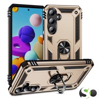 ARMOR Anti-Shock maskica s magnetnim stalkom za Samsung A16 Zlatna