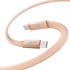 TB Kabel USB-C na USB-C 1 m, plosnati, boja breskve