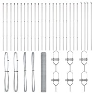 Hexagonalna ograda 1x100 m galvanizirani čelik,siva