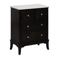 IXIA Crna komoda, 60x75,5x33 cm Mods