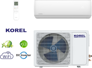 KOREL Klima uređaj Urban Plus KSAJA-09DCEG, 2,7 kW