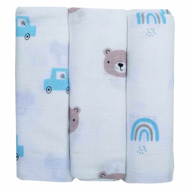 BUBABA BY FREEON Tetra pelena 3/1, medo, plava