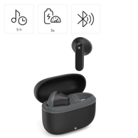 HAMA Slušalice Freedom Light II, TWS, Bluetooth, za pozive i glazbu, crna