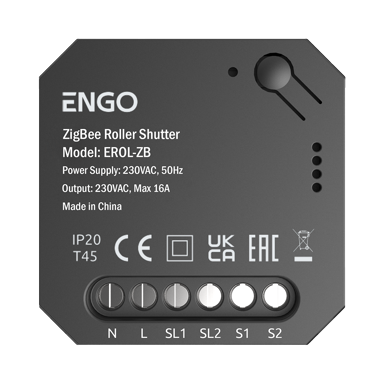 ENGO Upravljač roleta EROL-ZB, ZigBee, 230V