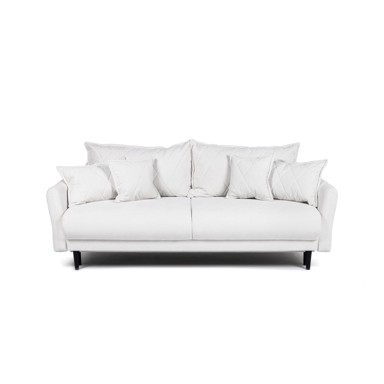 BONAMI SELECTION Bijela sklopiva sofa 215 cm Bjork, 215x105x80 cm