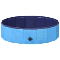 Sklopivi bazen za pse, 80 x 80 x 20 cm, PVC, plava
