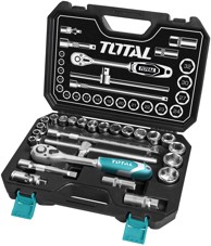 TOTAL Set nasadnih ključeva, 25/1 THT121251