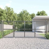 Dvorišna vrata mrežasta vrtna vrata, 350 x 175 cm, antracit