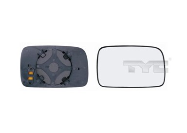 TYC Ogledalo retrovizora VW Polo 94-99, lijevo, asferično, Classic -00/Felicia