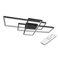 LED Visilica Galaxis Pegasus, 130W, 105x50x8 cm, crna