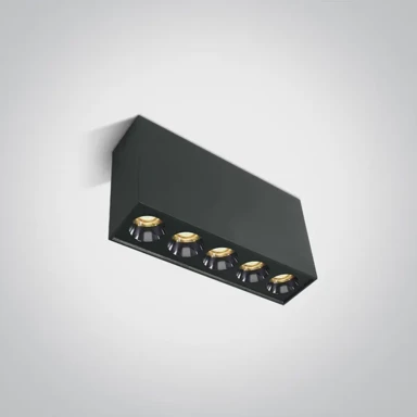 Stropna svjetiljka DM12112H/B/W, LED 12 W, WW, IP20, 38°, 230 V, crna