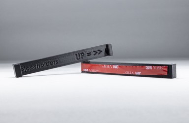 Set nosača registarske tablice s 3M trakom, crna