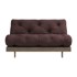 KARUP DESIGN Tamno smeđa sklopiva sofa 160 cm Roots, 160x105x160 cm