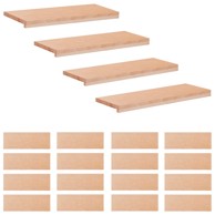 Gazište za stepenice 20 kom. 80 x 25 x 2 cm od čvrstog drva bukve, prirodna