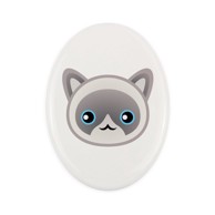 Keramička nadgrobna pločica Ragdoll