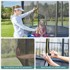 Okrugli vrtni trampolin sa sigurnosnom mrežom, 366, zelena