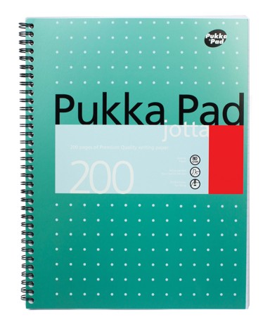 PUKKA PAD Spiralna bilježnica Metalik, A4 mali karo