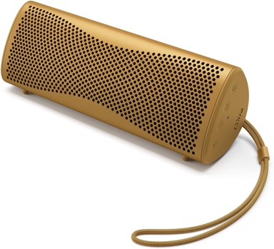 KEF Prijenosni zvučnik Muo, Bluetooth, baterija 24 h, amber gaze