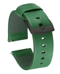 BSTRAP Remen Fine Leather za Garmin Vivoactive 4, green