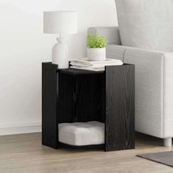 Kavez za mačji toalet, crni hrast, 42×42×51 cm