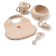LIEWOOD Set za hranjenje Mileah Baby, Apple Blossom