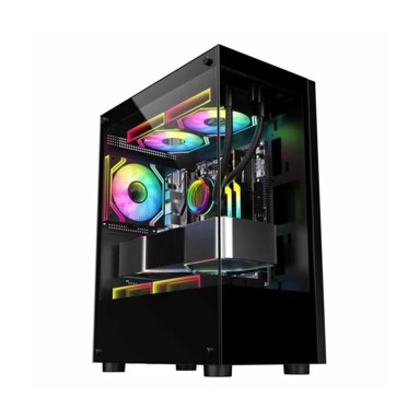 NAVIATEC Kućište Mariner Gaming, mid tower, micro ATX, crno