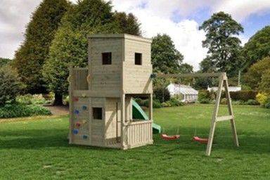 FUNGOO Drveno dječje igralište LOFTER