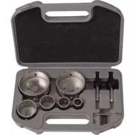 Set kruna za bušenje 22–73 mm s pilotima, metalna
