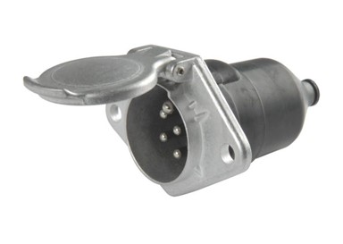 KAMAR Utičnica 7 pola za prikolicu, 24V, aluminijska N, E-1232-A