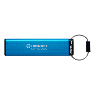 KINGSTON USB memorija IronKey Keypad 200C, 512 GB, FIPS 140-3 Level 3, AES-256