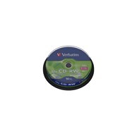 VERBATIM CD-RW medij V043480, DataLife Plus, 8–12×, 700 MB, spindle, 10 kom