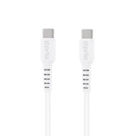 PRIO USB kabel C na C, 5 A, 2 m, bijeli