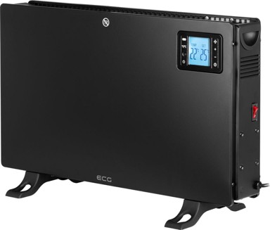 ECG Električni grijač TK 2080, crni