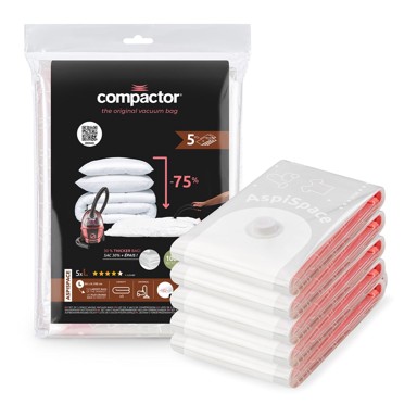 COMPACTOR Vakuum vrećice za odjeću u setu 5 kom, Vacuum L