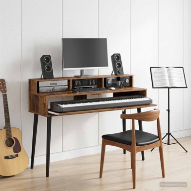 Studio radni stol, 152 x 42,5 x 36 cm, staro drvo
