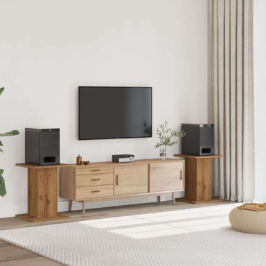 Stalci za zvučnike, 30 x 30 x 60 cm, konstruirano drvo,boja hrasta, 2 komada